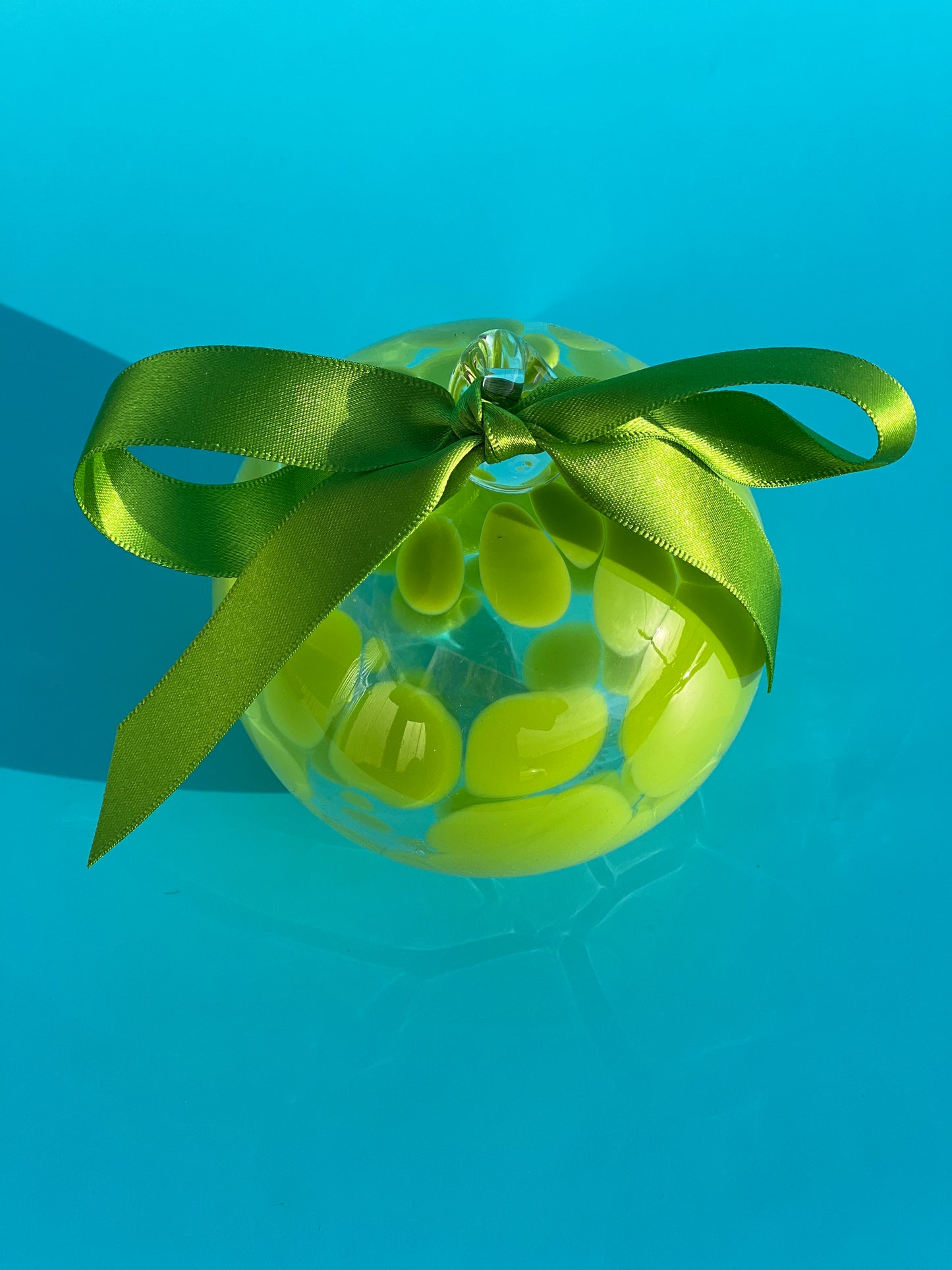 Apple Green Christmas Bauble