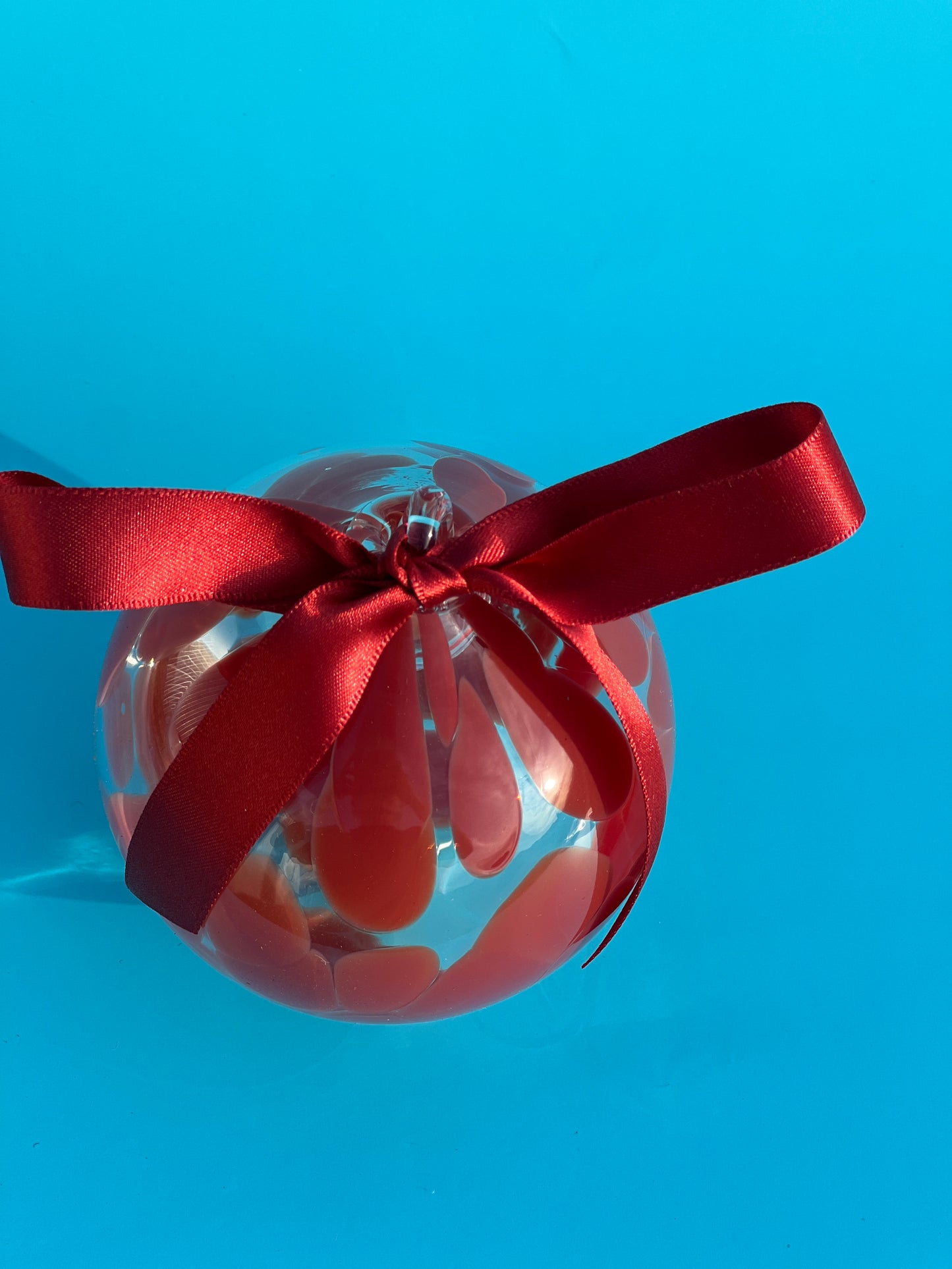 Dark Red Christmas Bauble