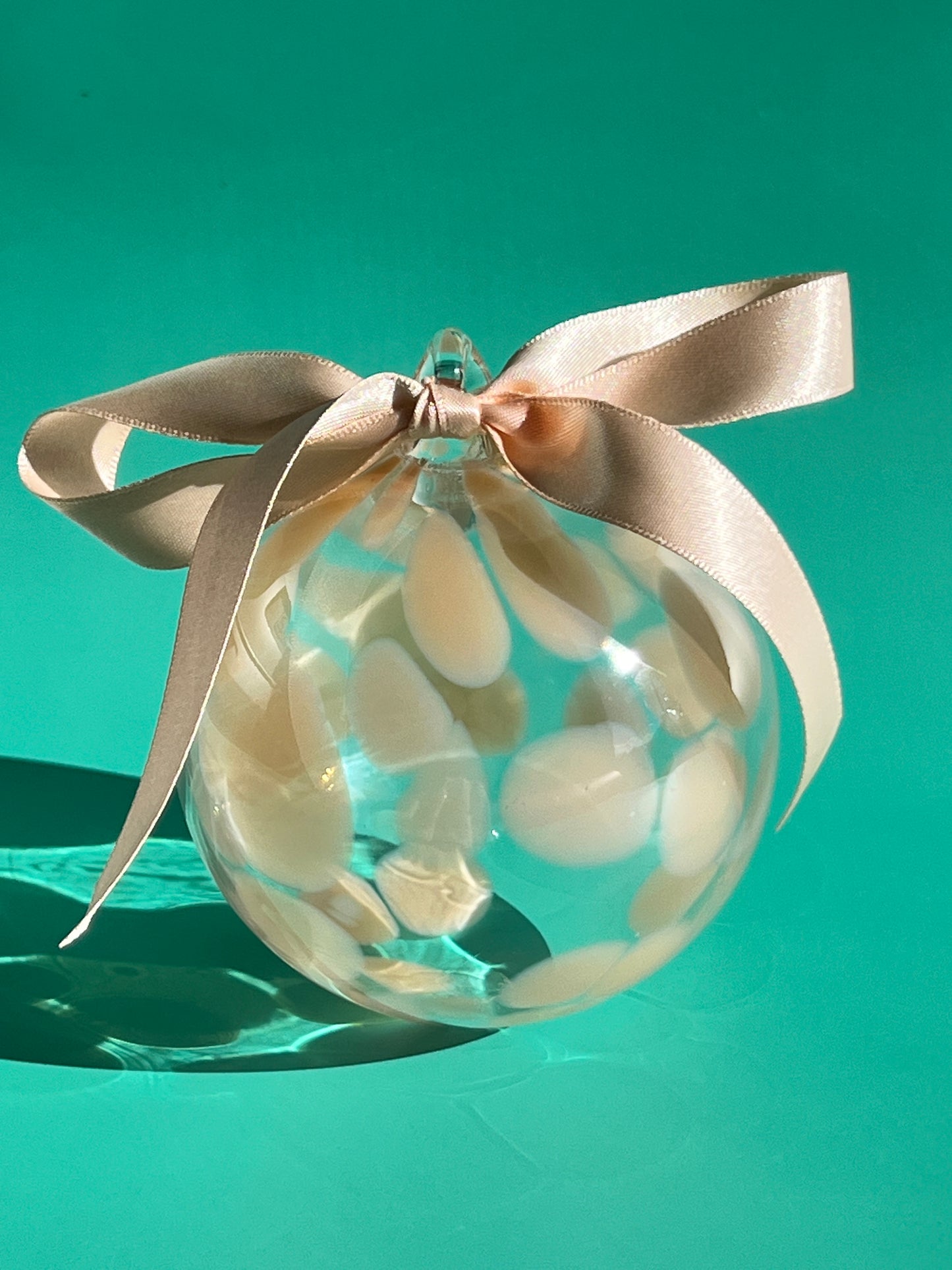 Peach Christmas Bauble