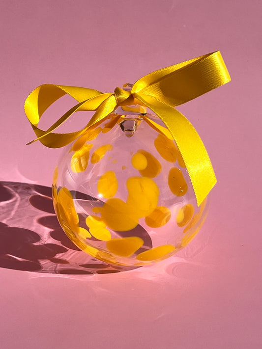 Sunflower Yellow Christmas Bauble
