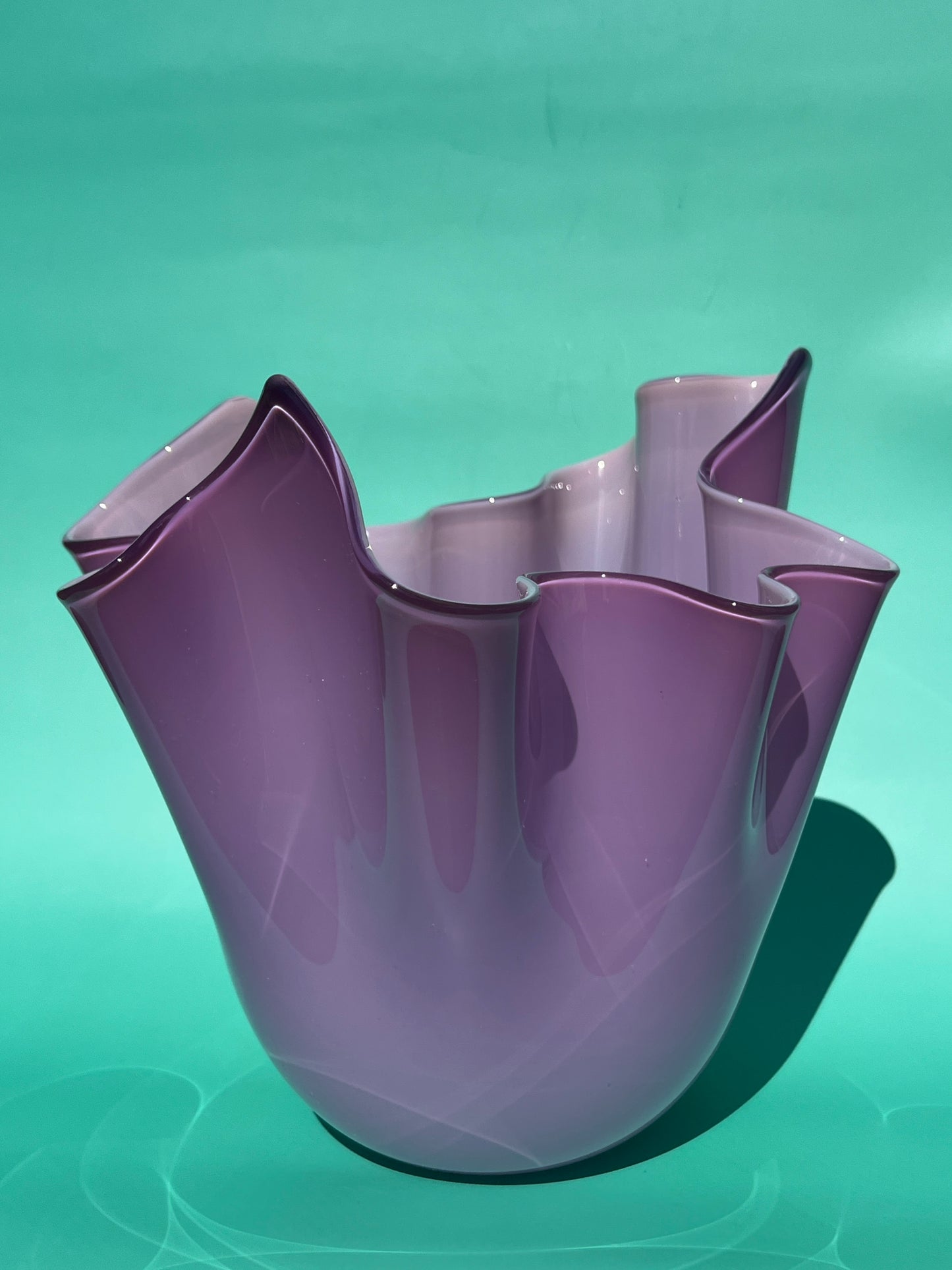 Experimental Purple Double Overlay Fazzoletto
