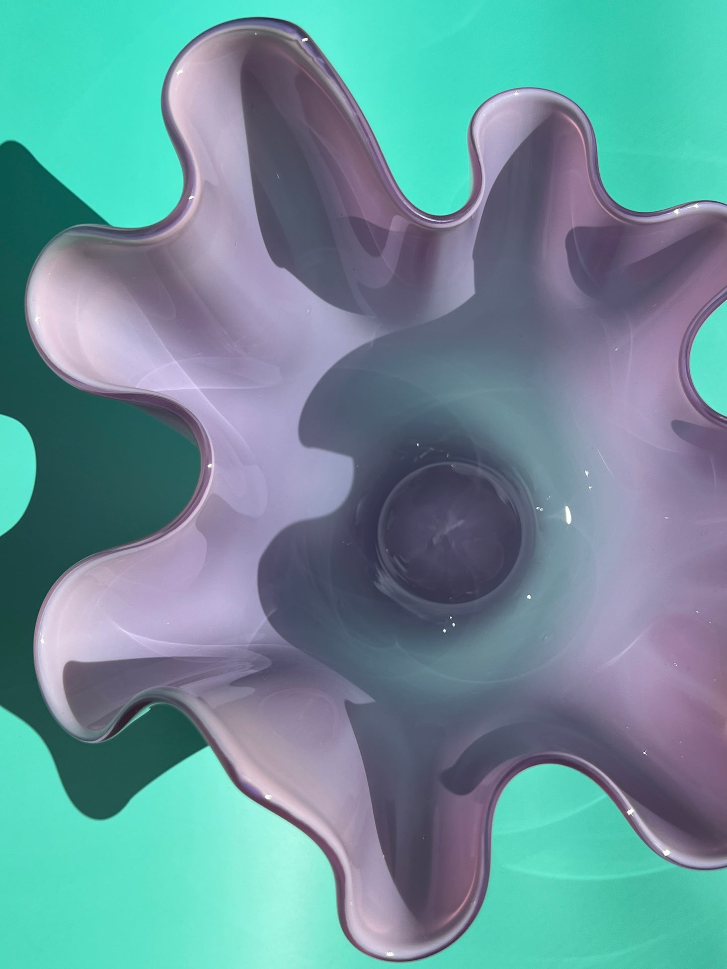 Experimental Purple Double Overlay Fazzoletto