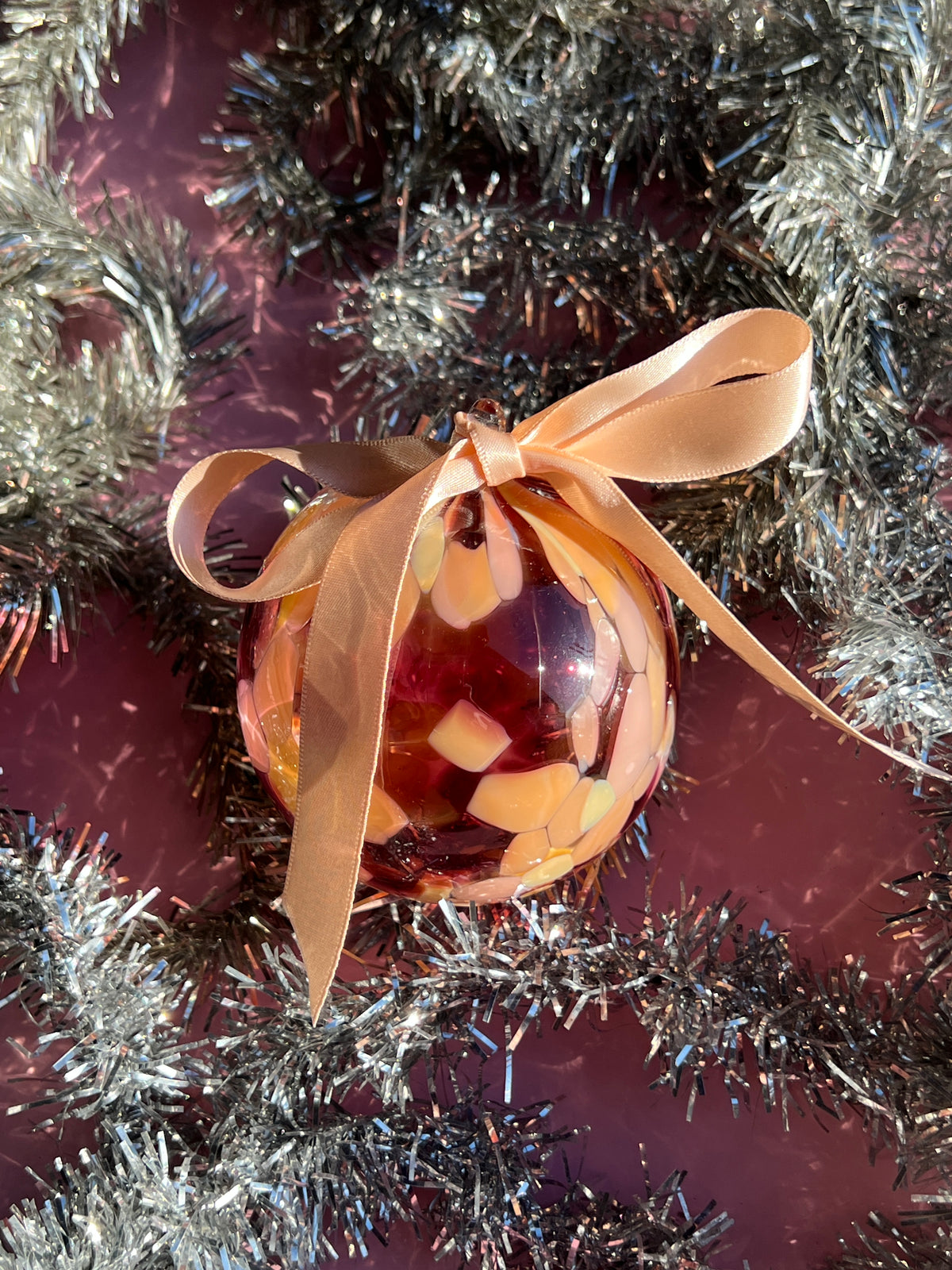 Vintage Blush Bauble