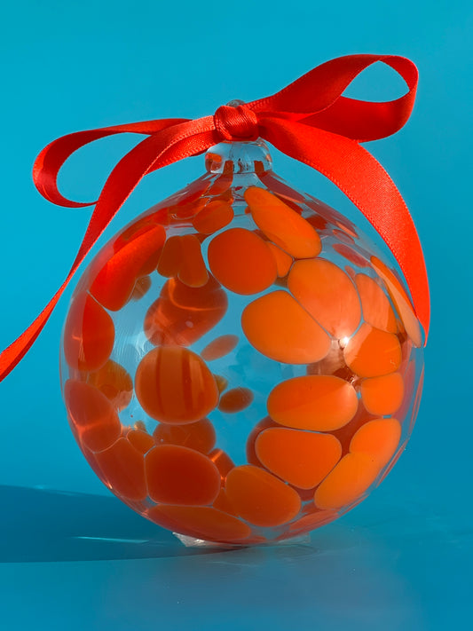 Tangerine Christmas Bauble