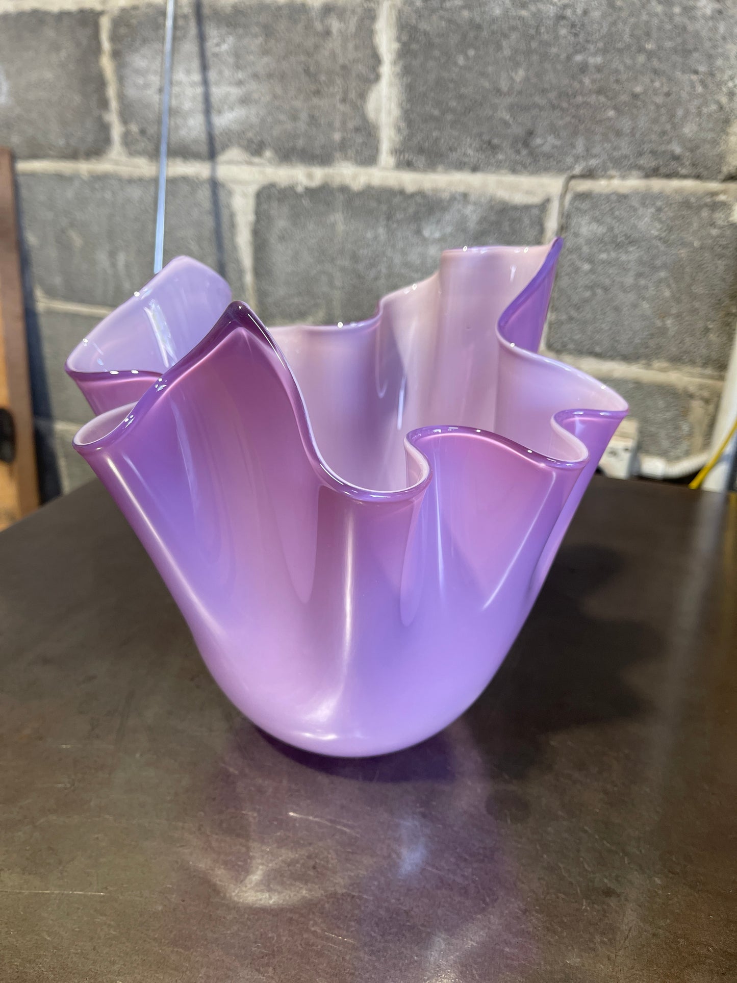 Experimental Purple Double Overlay Fazzoletto